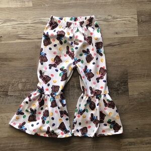 Chocolate bunny bell bottoms